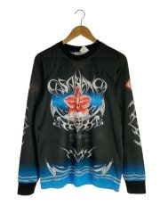 BLADE/長袖Tシャツ/M/ポリエステル/BLK/プリント/M-AW25-JPT-248-02