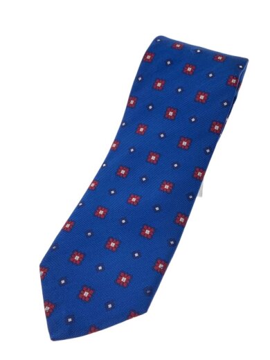 商品画像：ネクタイ/シルク/BLU/花柄/メンズ 1