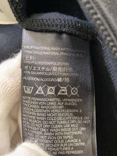 商品画像：ジップパーカー/XS/ポリエステル/BLK/11N008 5