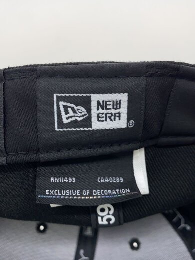 商品画像：キャップ/7 1/2/ポリエステル/BLK/無地/メンズ 5