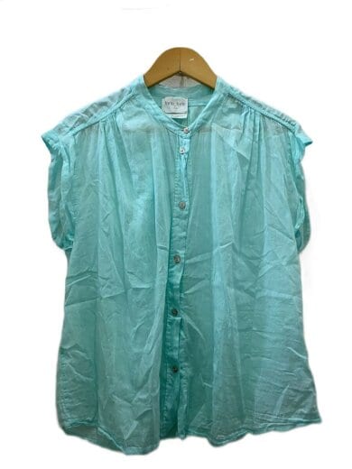 商品画像：ノースリーブブラウス/1/コットン/BLU/12111 1