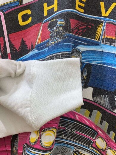 商品画像：90s/ラグラン/USA製/シボレー/PRO CHEVY/スウェット/XL/--/WHT/プリント 5