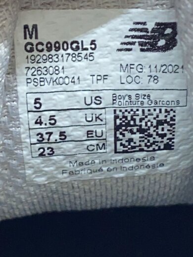 商品画像：GC990/グレー/23cm/GRY 5