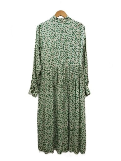 商品画像：長袖ワンピース/36/レーヨン/BEG/総柄/32-06-01-06050// 2