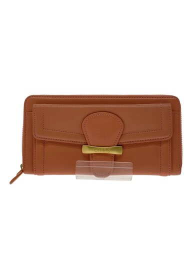 商品画像：長財布/レザー/PNK/無地/レディース 1