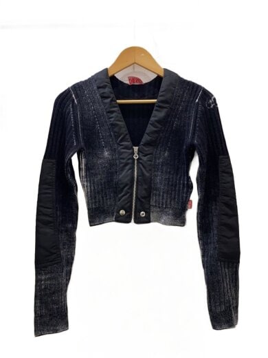 商品画像：M-ASERA/カーディガン(薄手)/M/ウール/BLK/A14927 1