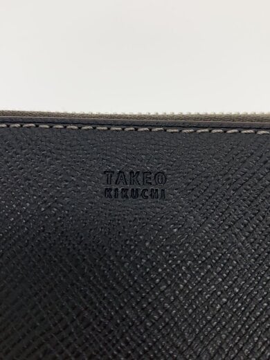 商品画像：ラウンドジップ/2つ折り財布/レザー/BLK/メンズ 3