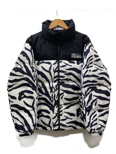 商品画像：バブルダウンジャケット マイクロフト/M/ポリエステル/WHT/総柄/F942001 1