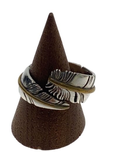 商品画像：フェザー/リング/SV925/15号/SLV/メンズ 1