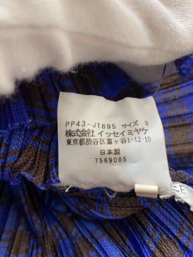 商品画像：千鳥格子/チュニック/半袖カットソー/3/ポリエステル/BLU/チェック/PP43-JT695 4