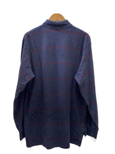 商品画像：80-90s/USA製/長袖シャツ/L/コットン/NVY/ボーダー 2