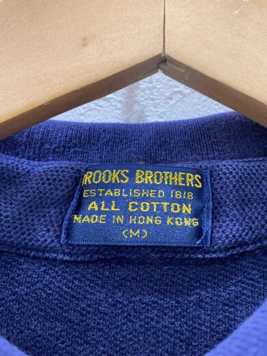 商品画像：80-90s/香港製/ポロシャツ/M/コットン/NVY/ボーダー 3