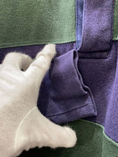 商品画像：80-90s/香港製/ポロシャツ/M/コットン/NVY/ボーダー 4