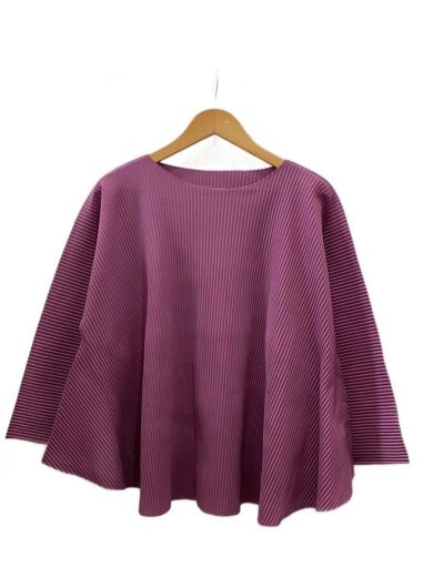 商品画像：プリーツカットソー/長袖カットソー/--/ポリエステル/PNK/MI14KJ923 1