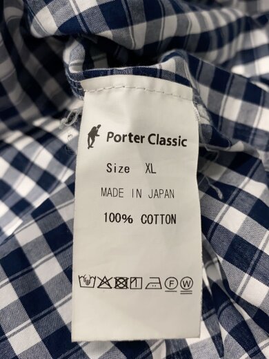 商品画像：ROLL UP GINGHAM CHECK SHIRT/XL/コットン/NVY/ギンガムCK// 3
