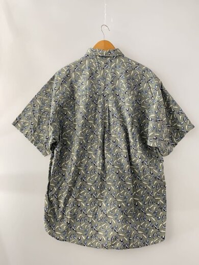 商品画像：00s/魚/半袖シャツ/XL/コットン/GRN/総柄/AM7427// 2