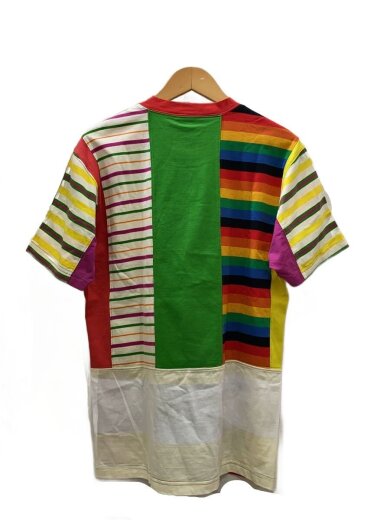 商品画像：DRX DECONSTRUCTED STRIPE TEE/L/コットン/マルチカラー/総柄/GO18C-SP94R8// 2