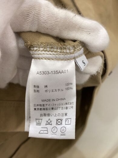 商品画像：DDP:BORDEAUX/ステンカラーコート/S/コットン/BEG/A5303-135AA01// 4