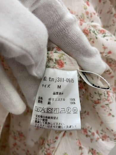 商品画像：キャミワンピース/M/ポリエステル/WHT/花柄/tnj311-0975 4