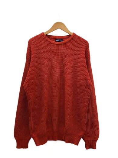 商品画像：90s/USA製/ニット・セーター(厚手)/M/--/RED/無地 1