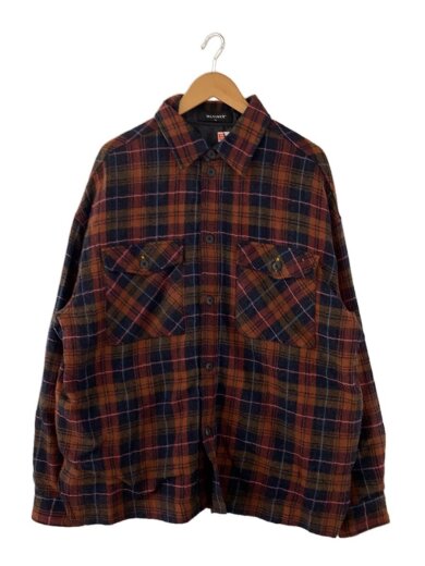 商品画像：WOOL GAUZE SHIRT/長袖シャツ/XL/ウール/マルチカラー/チェック// 1