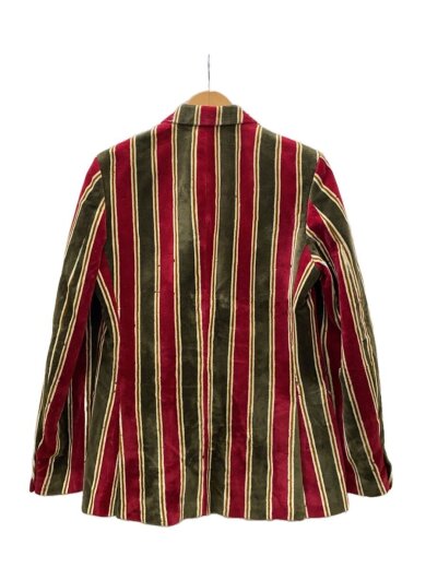 商品画像：26SS/テーラードジャケット/L/アクリル/RED/ストライプ/WQ-J007 2