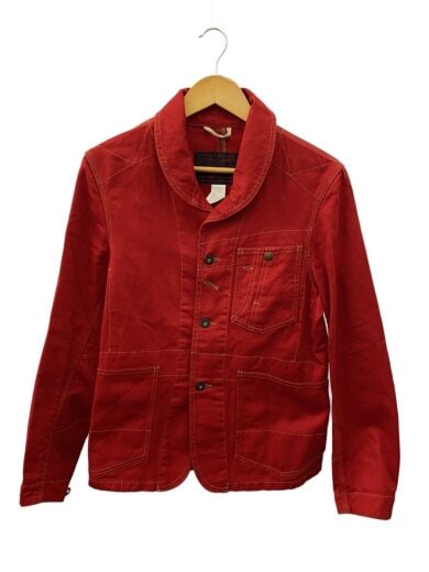 商品画像：ジャケット/36/コットン/RED/無地 1