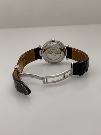 商品画像：自動巻腕時計/アナログ/レザー/WHT/BLK 4