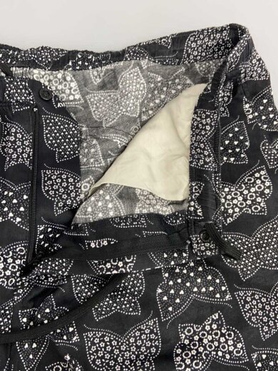 商品画像：ショートパンツ/M/レーヨン/BLK/総柄/EJ369 3