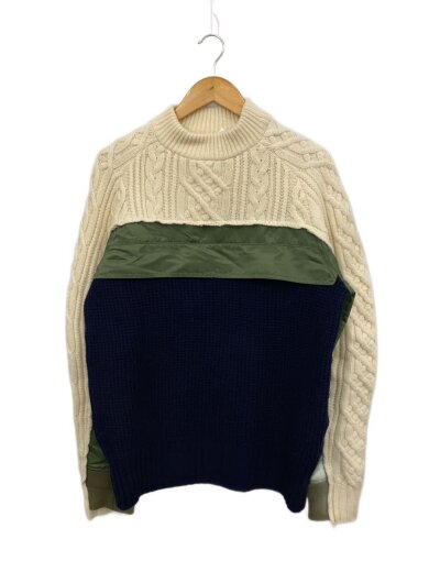 商品画像：ニット・セーター(厚手)/3/ウール/マルチカラー/無地/19-02118M 1