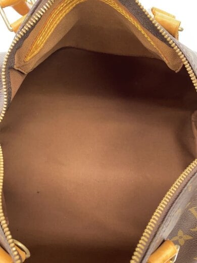 商品画像：1)スピーディ30_モノグラム・キャンバス/PVC/BRW/総柄 6