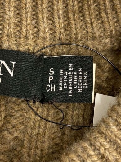 商品画像：ニット・セーター(厚手)/S/ウール/CML/無地 4