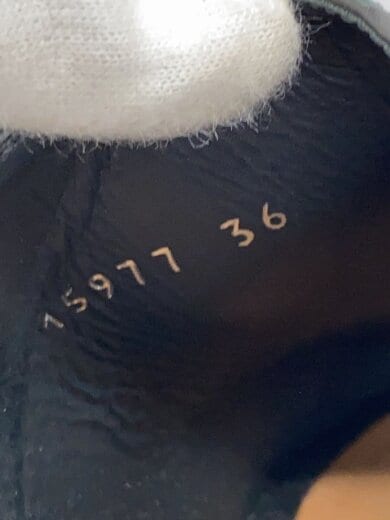 商品画像：プラットフォームサンダル/かかと傷有り/36/BLK/レザー/15977 5