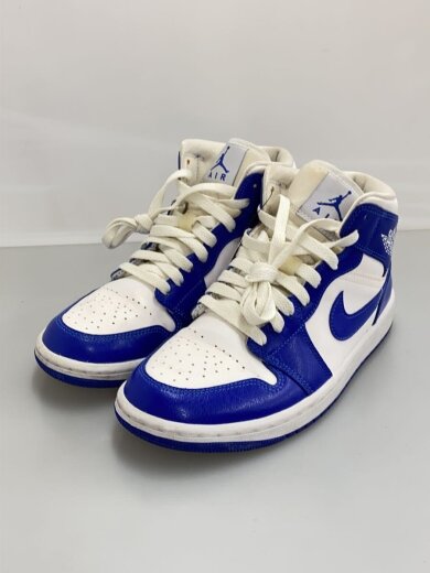 商品画像：AIR JORDAN 1 MID_エア ジョーダン 1 ミッド/24cm/BLU/レザー// 2