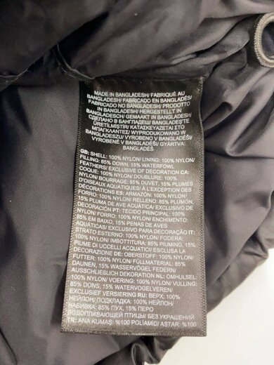 商品画像：ヌプシジャケット/ダウンジャケット/M/ナイロン/BLK/721221 5