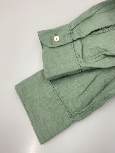 商品画像：長袖シャツ/L/リネン/GRN/2026FASH-205 5
