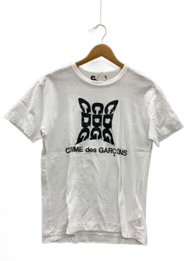 商品画像：Tシャツ/M/コットン/WHT/プリント/SZ-T084 1