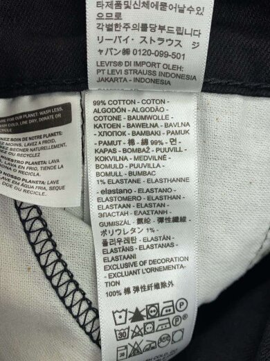 商品画像：ブーツカットパンツ/30/コットン/BLK/無地/PC9-00527-053// 5