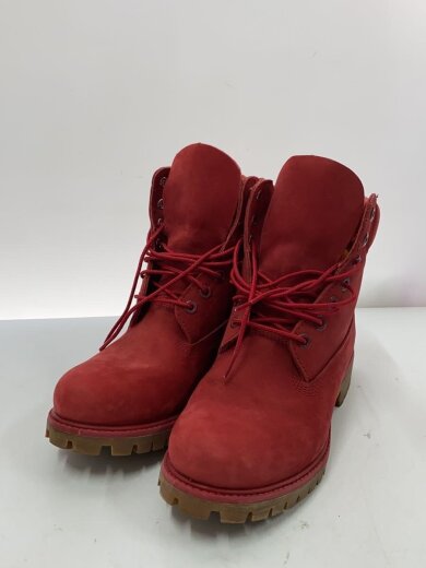商品画像：レースアップブーツ/US7/RED/レザー/A1149 2