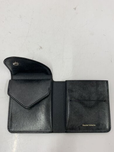 商品画像：2つ折り財布/レザー/BLK/無地/メンズ/RE-RC-WLT 4