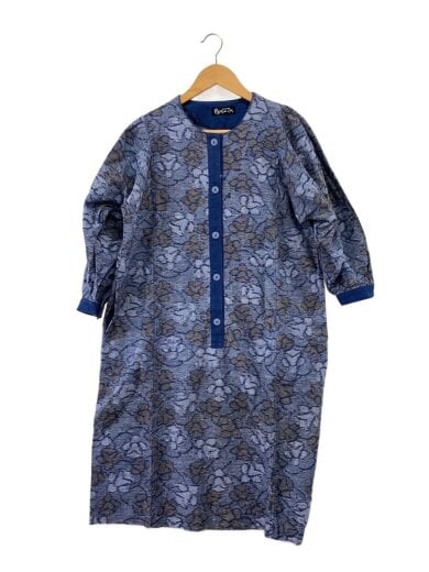商品画像：7分袖ワンピース/--/--/BLU// 1