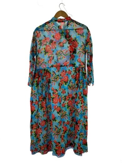 商品画像：長袖ワンピース/M/コットン/マルチカラー/花柄/10121-01-524 2