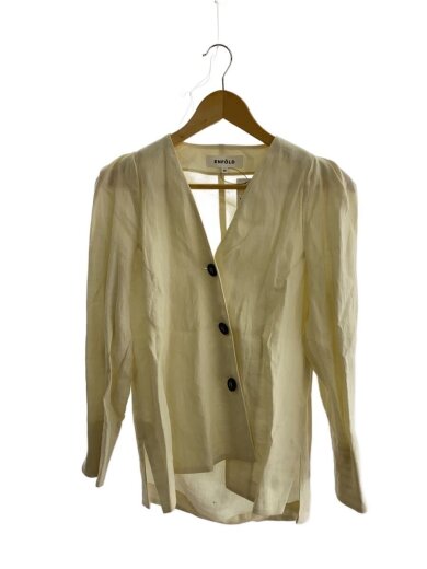 商品画像：ジャケット/36/リネン/IVO/無地/300BA230-1150// 1