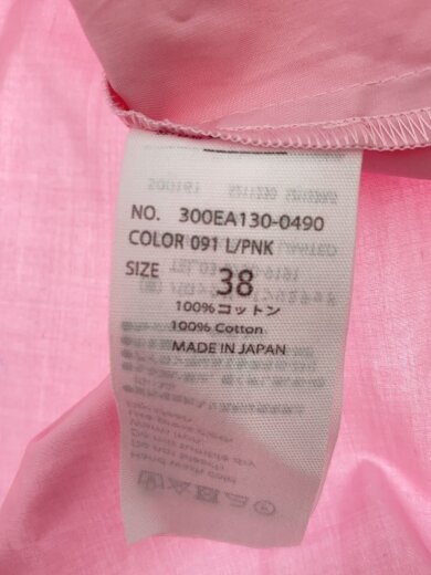 商品画像：半袖シャツ/38/コットン/PNK/300EA130-0490 4