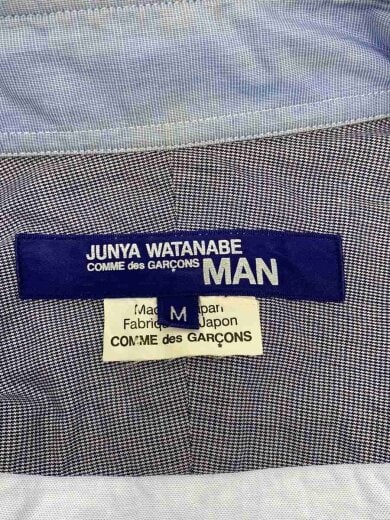 商品画像：長袖シャツ/M/コットン/BLU/チェック/WR-B033// 3