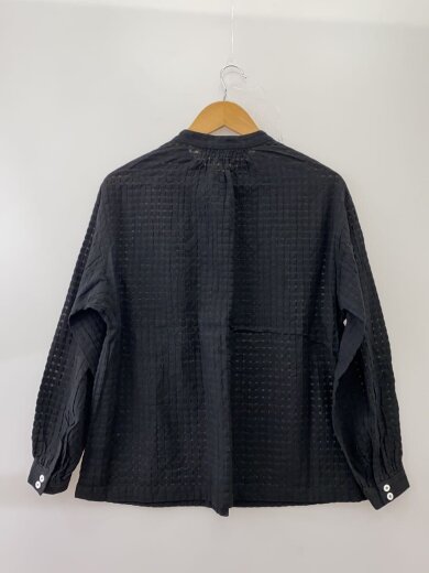 商品画像：長袖ブラウス/36/コットン/BLK/無地// 2