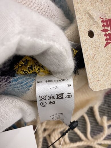 商品画像：マフラー/ウール/マルチカラー/チェック/レディース 3