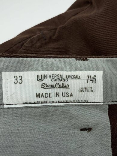 商品画像：ストレートパンツ/33/コットン/BRW 5