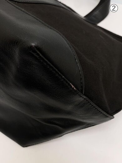 商品画像：トートバッグ/キャンバス/BLK/無地 8