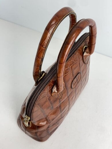 商品画像：ハンドバッグ/レザー/BRW/総柄 7